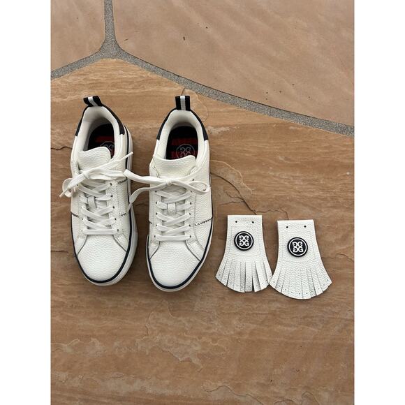 G/Fore Kiltie Disruptor Spikeless Golf Shoe White Leather Womens 9 G4LS21EF14 LS - Picture 2 of 8
